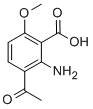 Benzoic acid, 3-acetyl-2-amino-6-methoxy- Structure,213340-75-1Structure