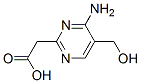 (8ci)-4-氨基-5-(羟基甲基)-2-嘧啶乙酸结构式_21346-54-3结构式