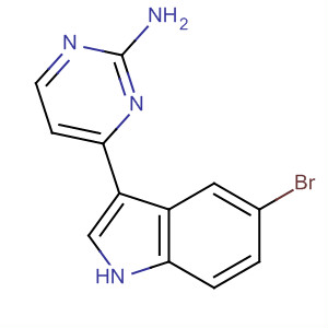 4-(5-Bromo-1h-indol-3-yl)pyrimidin-2-amine Structure,213473-00-8Structure