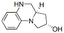 (2S,3aR)-(9CI)-1,2,3,3a,4,5-六氢吡咯并[1,2-a]喹噁啉-2-醇结构式_214143-87-0结构式