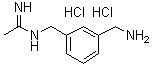 N-[3-(氨甲基)苄基]二盐酸乙脒结构式_214358-33-5结构式