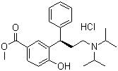 3-[(1R)-3-[bis(1-methylethyl)amino]-1-phenylpropyl]-4-hydroxy-benzoic acid methyl ester hydrochloride Structure,214600-45-0Structure