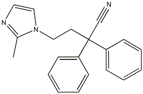 4-(2-Methyl-1h-imidazol-1-yl)-2,2-diphenylbutanenitrile Structure,214777-43-2Structure