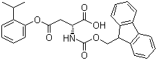 Fmoc-d-asp(opp)-oh结构式_214852-39-8结构式