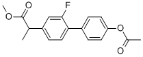 2-(4-乙酰氧基-2-氟-联苯-4-基)-丙酸甲酯结构式_215175-84-1结构式