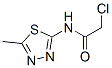 2-Chloro-N-(5-methyl-1,3,4-thiadiazol-2-yl)acetamide Structure,21521-87-9Structure