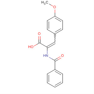 2-Benzamido-3-(4-methoxyphenyl)acrylicacid Structure,21542-84-7Structure