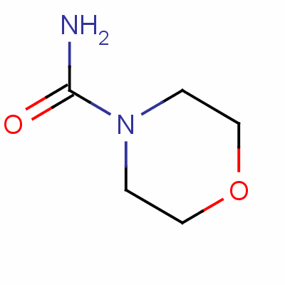 4-吗啉羧酰胺结构式_2158-02-3结构式