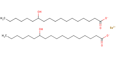 12-羥基硬脂酸鋇( 2)結構式_21598-22-1結構式