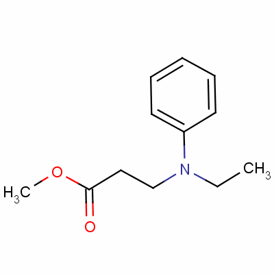 N-ethyl-n-2-methoxycarbonyl) ethylaniline Structure,21608-06-0Structure