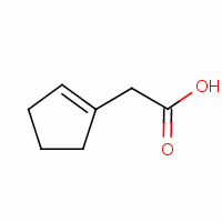 1-Cyclopentene-1-acetic acid Structure,21622-08-2Structure