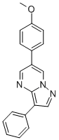 6-(4-Methoxy-phenyl)-3-phenyl-pyrazolo[1,5-a]pyrimidine Structure,216661-54-0Structure