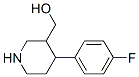 4-(4-Fluorophenyl)-3-piperidinemethanol Structure,216690-19-6Structure