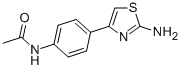 N-(4-(4-amino-3,5-thiazolyl)phenyl)ethanamide Structure,21674-96-4Structure