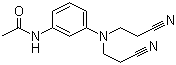 N-(3-(Bis(2-cyanoethyl)amino)phenyl)acetamide Structure