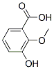 3-Hydroxy-2-methoxybenzoic acid Structure,2169-28-0Structure