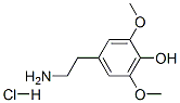 3,5-二甲氧基-4-羟基苯乙胺盐酸盐结构式_2176-14-9结构式