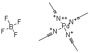 Tetrakis(acetonitrile)palladium(ii) tetrafluoroborate Structure,21797-13-7Structure