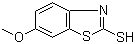 2-Mercapto-6-methoxybenzothiazole Structure,2182-73-2Structure