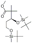 (-)-(3s)-3,5-双-{[叔丁基二甲基甲硅烷基)氧基]}-2,2-二甲基戊酸甲酯结构式_218614-13-2结构式