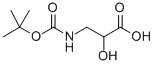 3-氨基-N-Boc-2-羟基-丙酸结构式_218916-64-4结构式