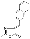 Z-2-甲基-4-(萘-2-亚甲基)噁唑-5(4h)-酮结构式_219322-57-3结构式