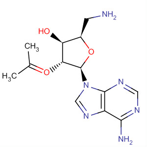 5-氨基-5-脱氧-2,3-O-(1-甲基亚乙基)-腺苷酸结构式_21950-36-7结构式