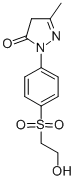 1-(4-Beta-hydroxyethylsulfonylphenyl-)-3-methyl-5-pyrazolone Structure,21951-34-8Structure