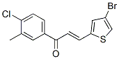 3-(4-Bromo-2-thienyl)-1-(4-chloro-3-methylphenyl)prop-2-en-1-one Structure,219619-24-6Structure