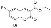 Ethyl 6,8-dibromo-2-oxo-2h-chromene-3-carboxylate Structure,2199-89-5Structure