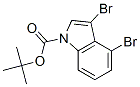 3,4-Dibromoindole-1-carboxylic acid tert-butyl ester Structure,219943-38-1Structure