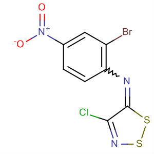 2-Bromo-n-(4-chloro-5h-1,2,3-dithiazol-5-ylidene)-4-nitrobenzenamine Structure,220301-84-8Structure