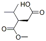 (R)-2-异丙基-琥珀酸-1-甲酯结构式_220498-08-8结构式