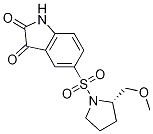 Pyrrolidine,1-[(2,3-dihydro-2,3-dioxo-1h-indol-5-yl)sulfonyl]-2-(methoxymethyl)-,(2s)- Structure,220509-74-0Structure