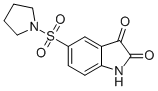 5-(1-吡咯烷磺酰基)-1H-吲哚-2,3-二酮结构式_220510-17-8结构式