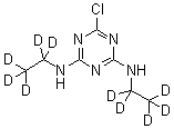 Simazine-[d10] Structure,220621-39-6Structure