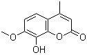 7-Methoxy-8-hydroxy-4-methylcoumarin Structure,22084-94-2Structure