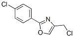 4-(Chloromethyl)-2-(4-chlorophenyl)-1,3-oxazole Structure,22091-36-7Structure