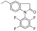 5-Ethyl-1,3-dihydro-1-(2,3,5,6-tetrafluorophenyl)-2h-indol-2-one Structure,220991-61-7Structure