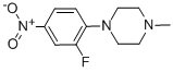 1-(2-Fluoro-4-nitrophenyl)-4-methylPiperazine Structure,221198-29-4Structure