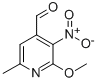 2-Methoxy-6-methyl-3-nitro-4-pyridinecarboxaldehyde Structure,221349-79-7Structure