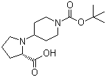 N-(1-boc-piperidin-4-yl)-l-proline Structure,221352-39-2Structure