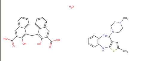 Olanzapine Pamoate Hydrate Structure,221373-18-8Structure