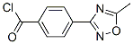 4-(5-Methyl-1,2,4-oxadiazol-3-yl)benzoyl chloride Structure,222541-76-6Structure