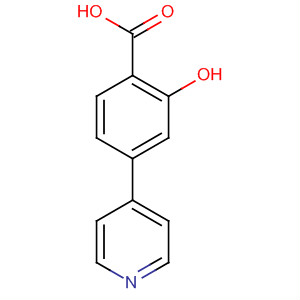 2-羟基-4-(4-吡啶)苯甲酸结构式_222986-83-6结构式