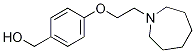 (4-(2-(Azepan-1-yl)ethoxy)phenyl)methanol Structure,223251-16-9Structure