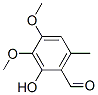 2-Hydroxy-3,4-dimethoxy-6-methylbenzaldehyde Structure,22383-86-4Structure