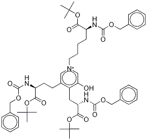 N,n,n-tri(benzyloxycarbonyl) deoxypyridinoline tri-(tert-butyl) ester Structure,224629-59-8Structure