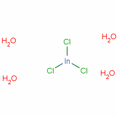 氯化铟(Ⅲ)四水合物结构式_22519-64-8结构式