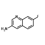 7-氟喹啉-3-胺结构式_225366-89-2结构式